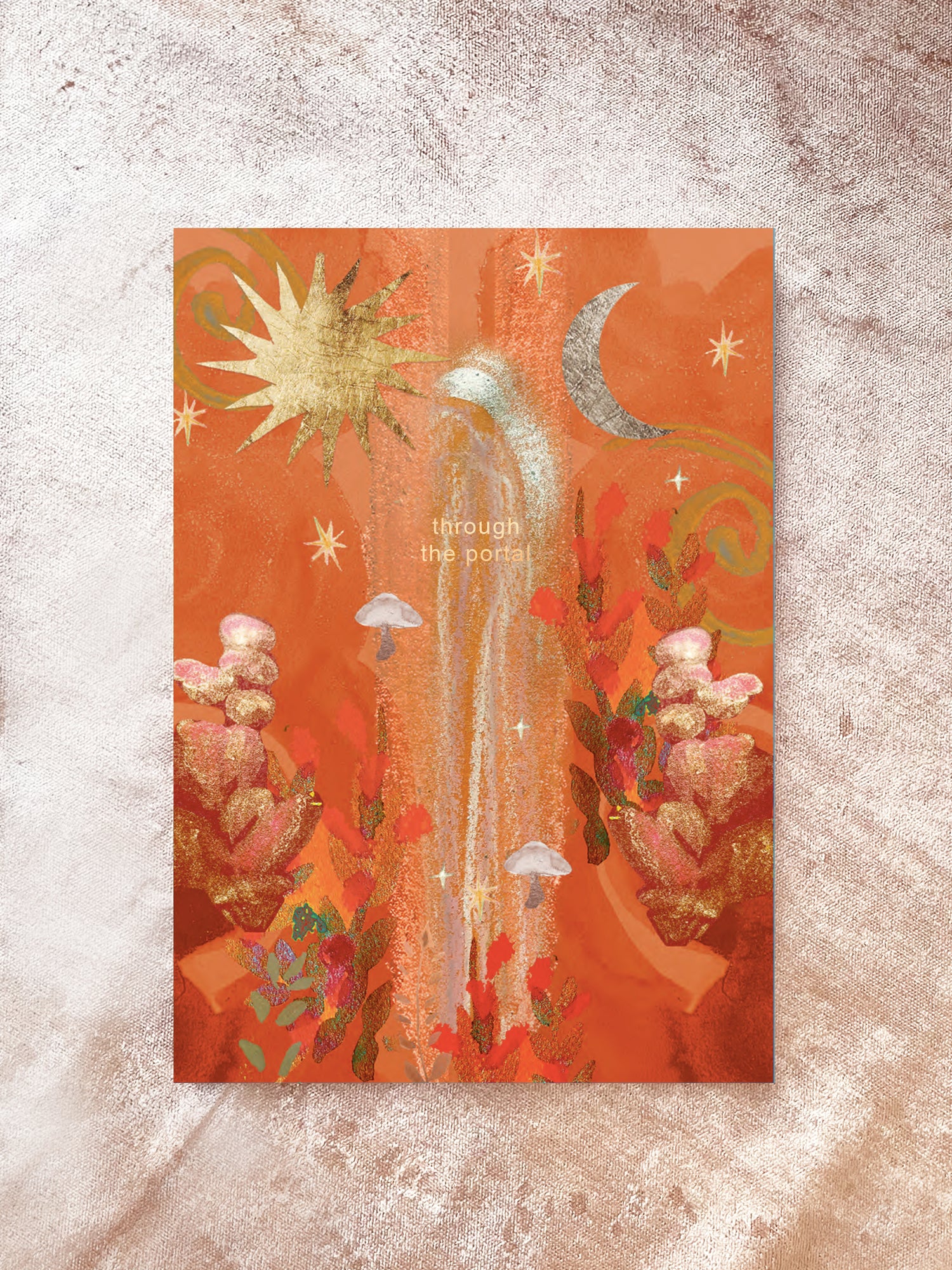 Autumn Portal Recycled Notebook