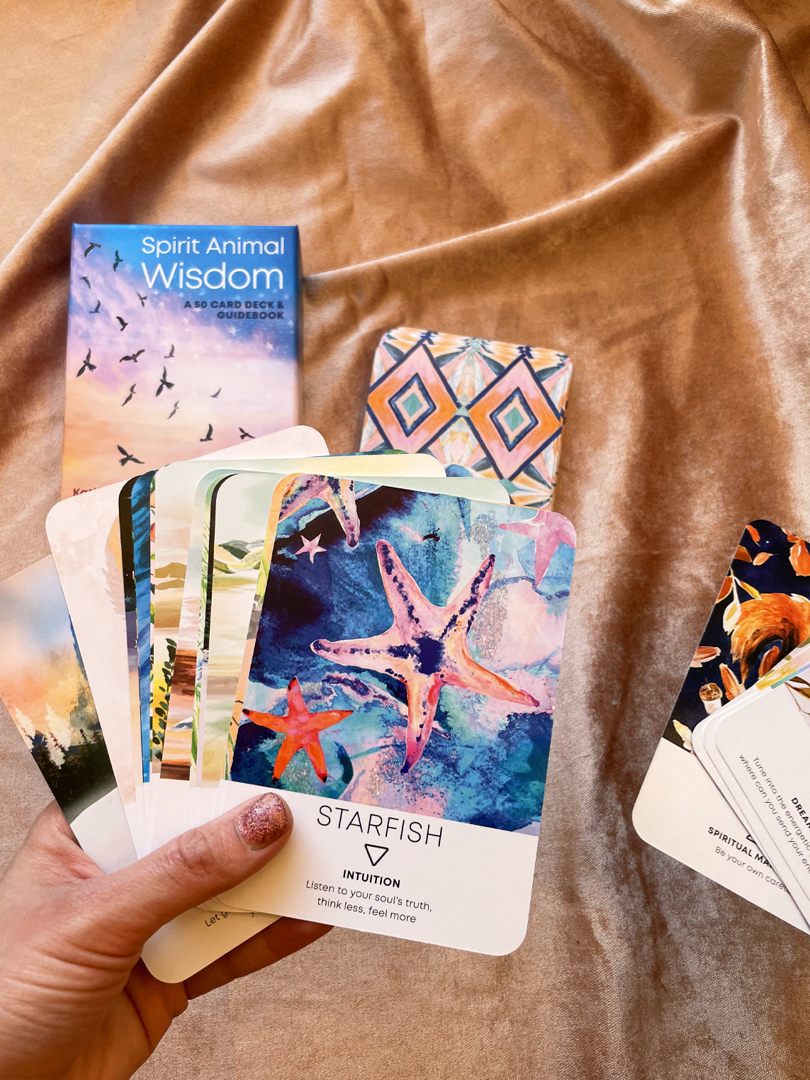 Spirit Animal Wisdom 50 card deck (Katie-Jane Wright X Nikki Strange)
